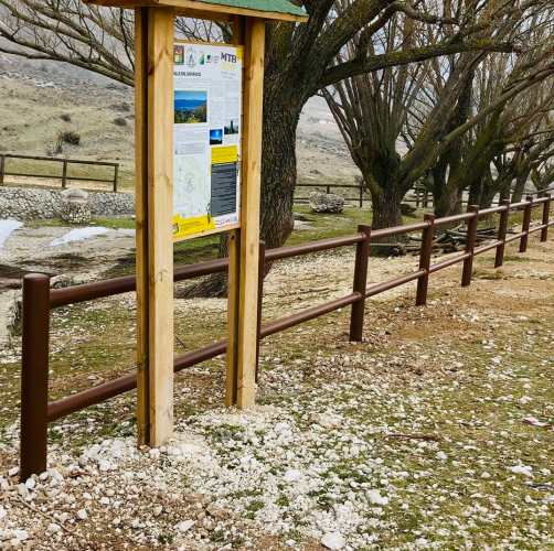 Sostituita la staccionata di Fonte Cituro a Collarmele