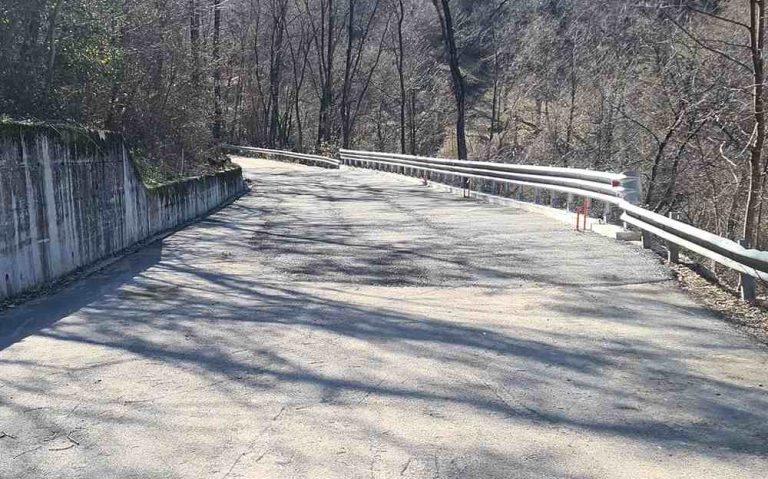 A Canistro riapre al transito la strada comunale principale in direzione clinica INI