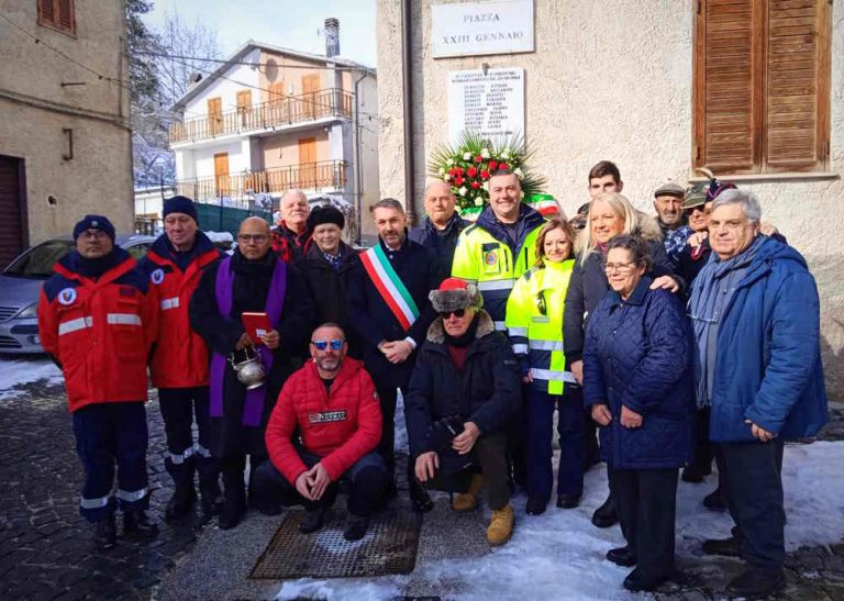 Commemorazione delle vittime civili del bombardamento del 23 gennaio 1944 a Roccaccerro