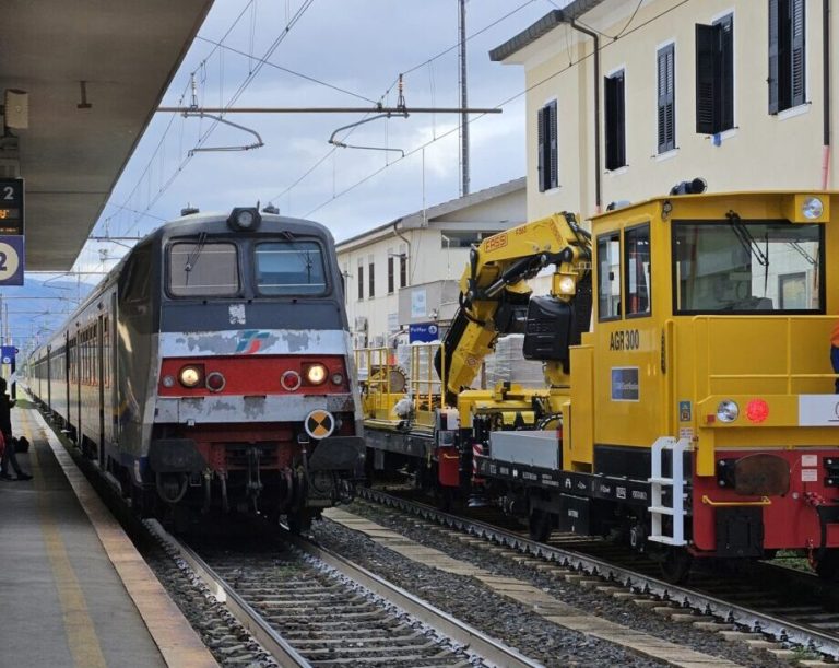 Lavori sulla ferrovia tra Tivoli e Sulmona