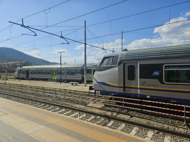 Lavori sulla ferrovia Roma-Avezzano