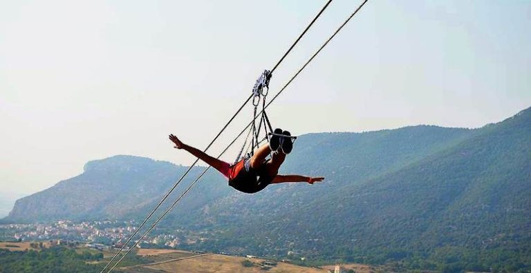 Zip-line nel Parco Nazionale del Gran Sasso