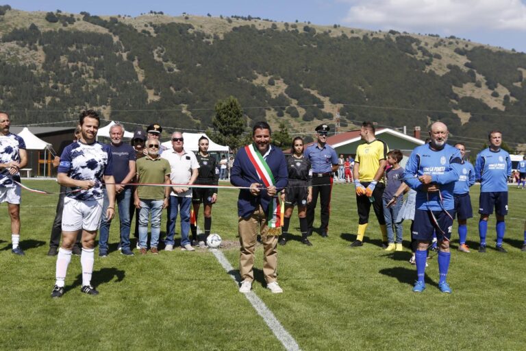 Inaugurato il nuovo Complesso Sportivo in località Ceraso a Ovindoli