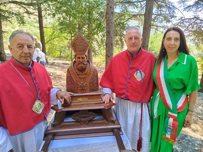 Cerimonia per ricordare il ritorno delle spoglie di San Berardo a Colli di Monte Bove