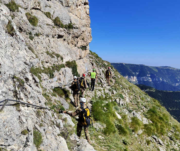 Nuovo sentiero attrezzato sul sentiero G7 del Parco Nazionale della Maiella