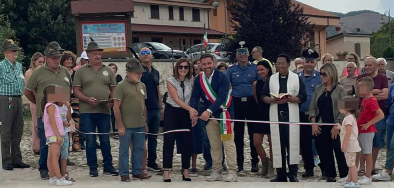 Inaugurata Piazza Aia a Santa Jona