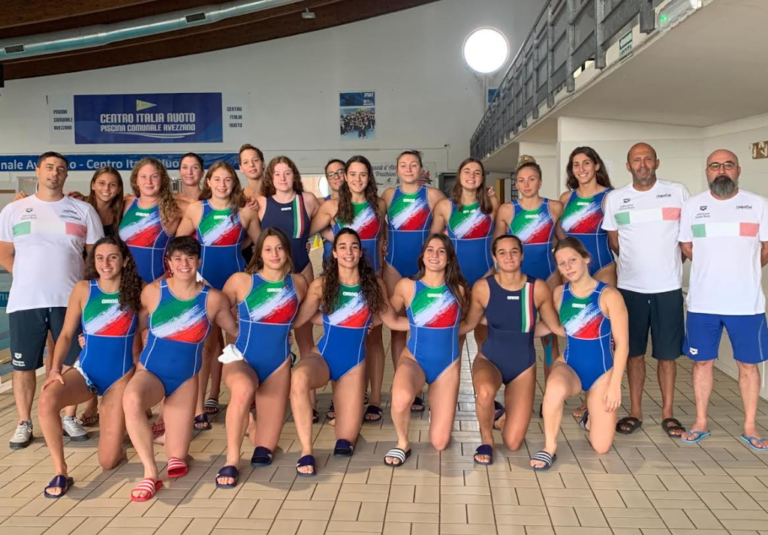 Ad Avezzano 3 nazionali giovanili di Pallanuoto femminile