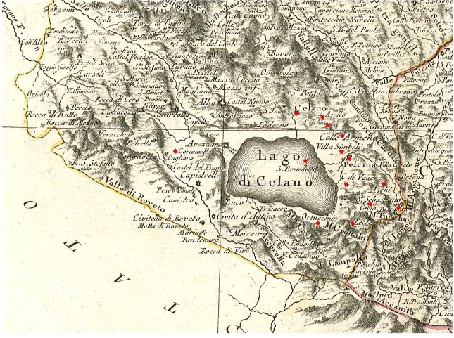 Carta topografica Rizzi-Zannoni (1783)