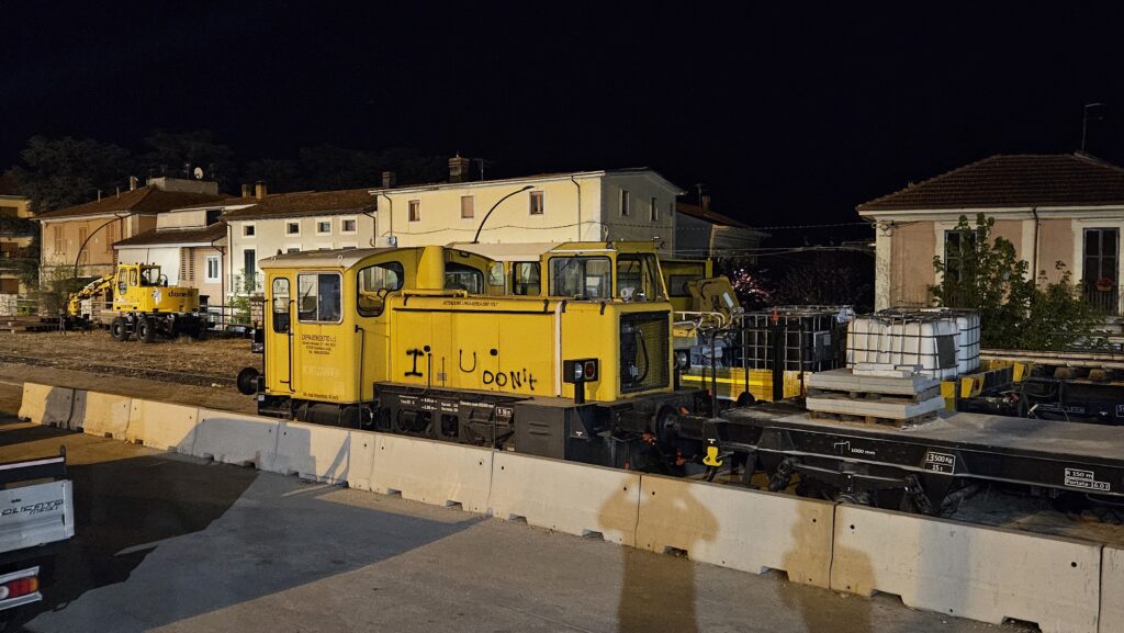 Lavori sulla linea ferroviaria Avezzano-Roma