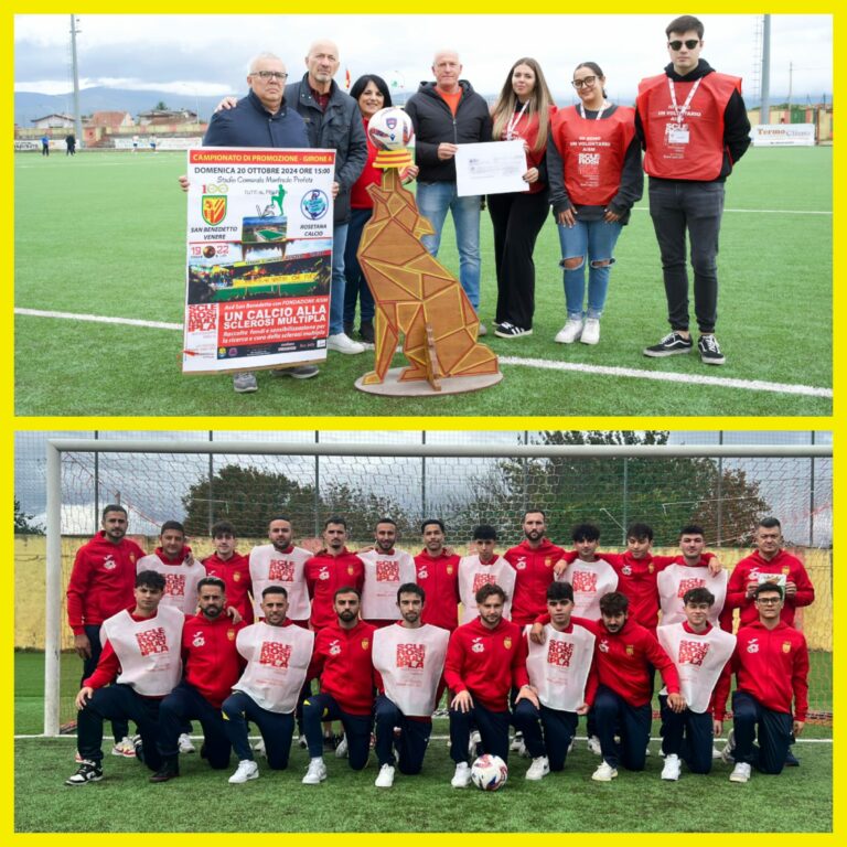 Sport e Solidarietà: i Lupi Giallorossi in campo per sostenere la ricerca sulla Sclerosi Multipla