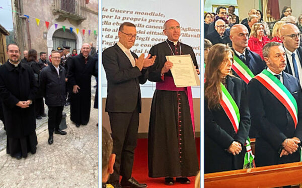 Centinaia di persone a Tagliacozzo per celebrare don Gaetano Tantalo, eroica figura di fede e d'impegno civile