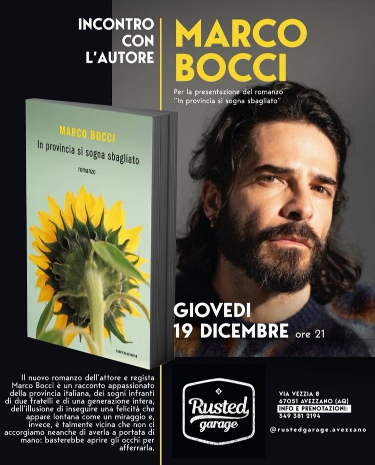 Marco Bocci ad Avezzano