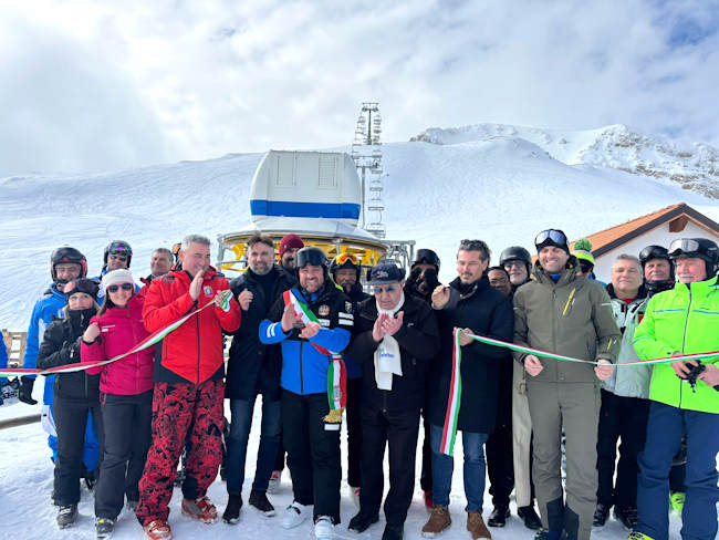 A Ovindoli inaugurazione della nuova seggiovia intitolata a "Max Bartolotti"