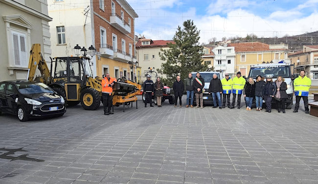 Pescina rinnova il parco mezzi comunale e punta sull'inclusione lavorativa