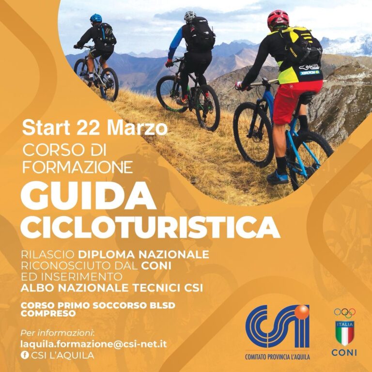 Corso di Formazione per Guide Cicloturistiche