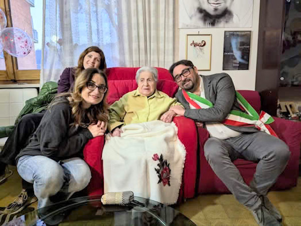 Auguri alla donna più longeva d'Abruzzo: Italia Palucci ha compiuto 109 anni