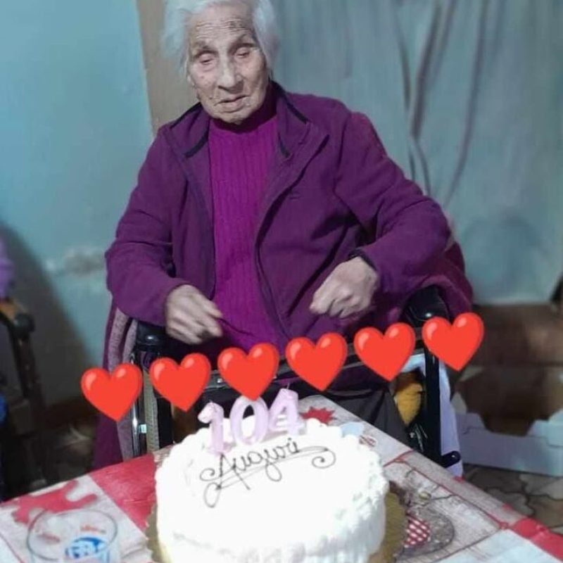 nonna Zelinda compie 104 anni