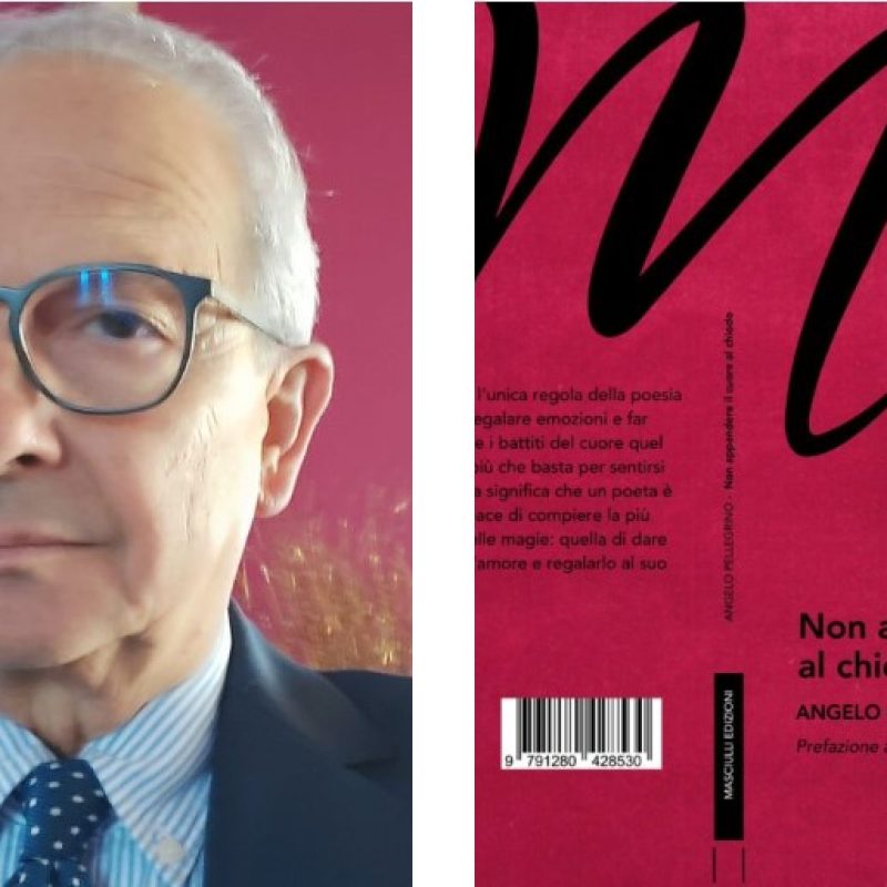 Angelo Pellegrino premiato ad Avezzano: 'Menzione d’Onore' per il suo libro di poesie al Premio 'Parole e Vita