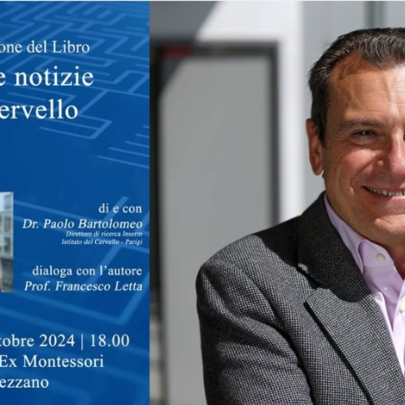 libro “Ultime Notizie dal Cervello” del professore neurologo e neuroscienziato avezzanese Paolo Bartolomeo