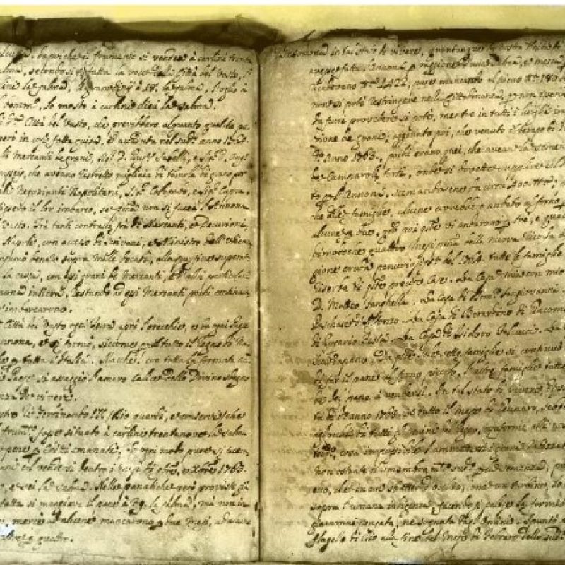 Ricordo e descrizione della carestia (1765)