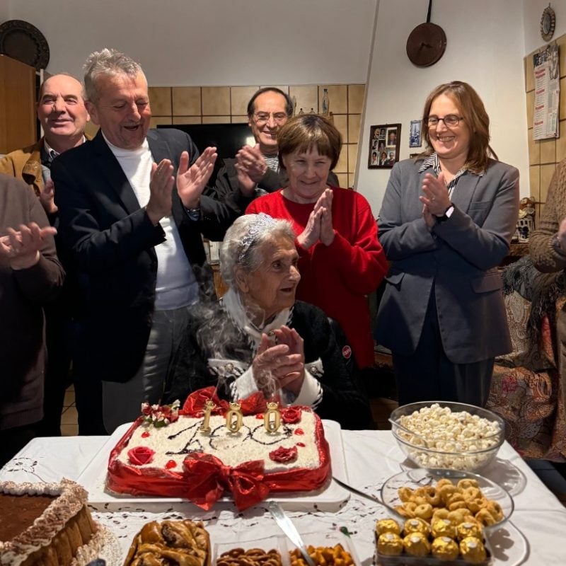 100 anni per nonna Santina Valletta