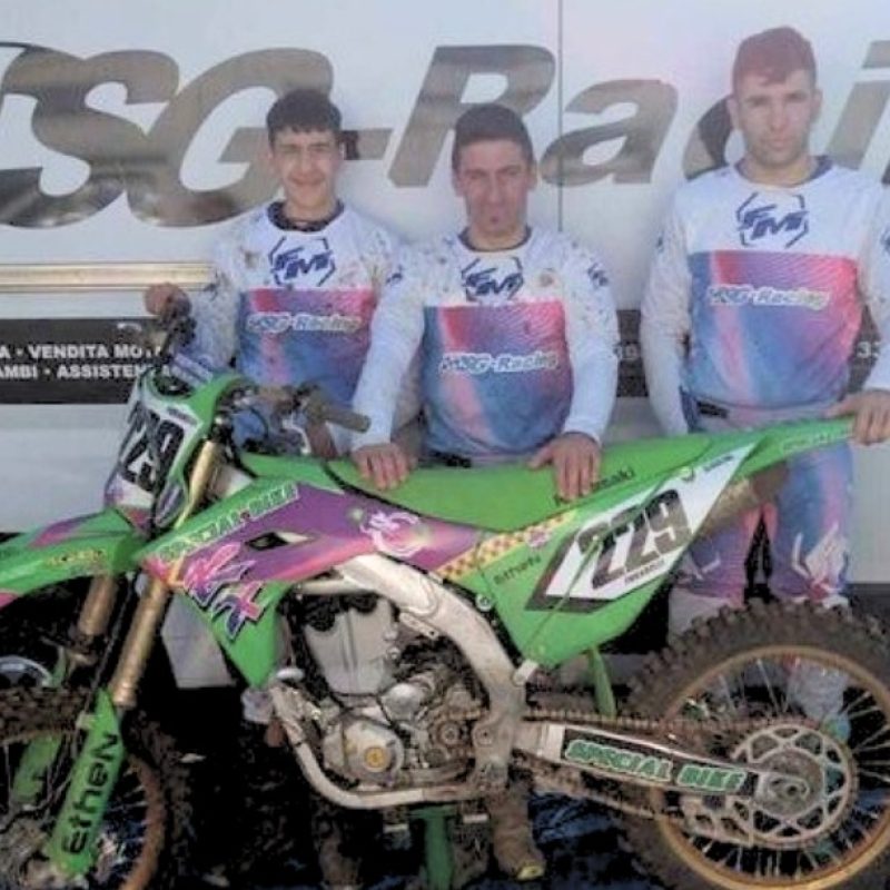 Tre giovani avezzanesi dominano la gara di motocross ad Artena