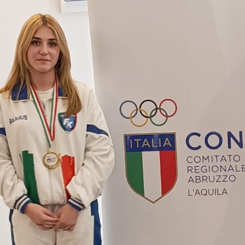 Valeria D’Angeli premiata dal CONI alla Festa dello Sport 2024