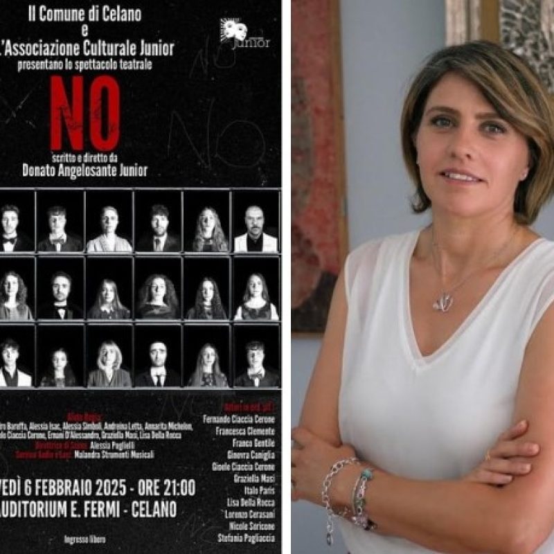 Celano, il 6 febbraio allo spettacolo teatrale “No”: un messaggio di pace per le nuove generazioni