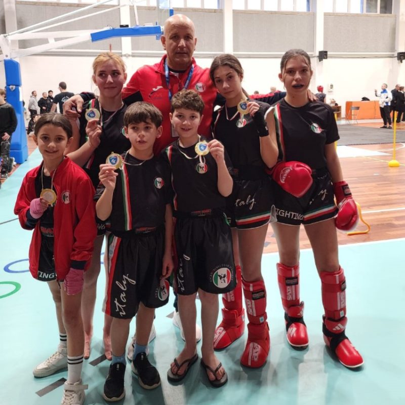 Kickboxing, sei ori per il Team D’Angeli alla Fase Regionale Abruzzo 2 di Pescara