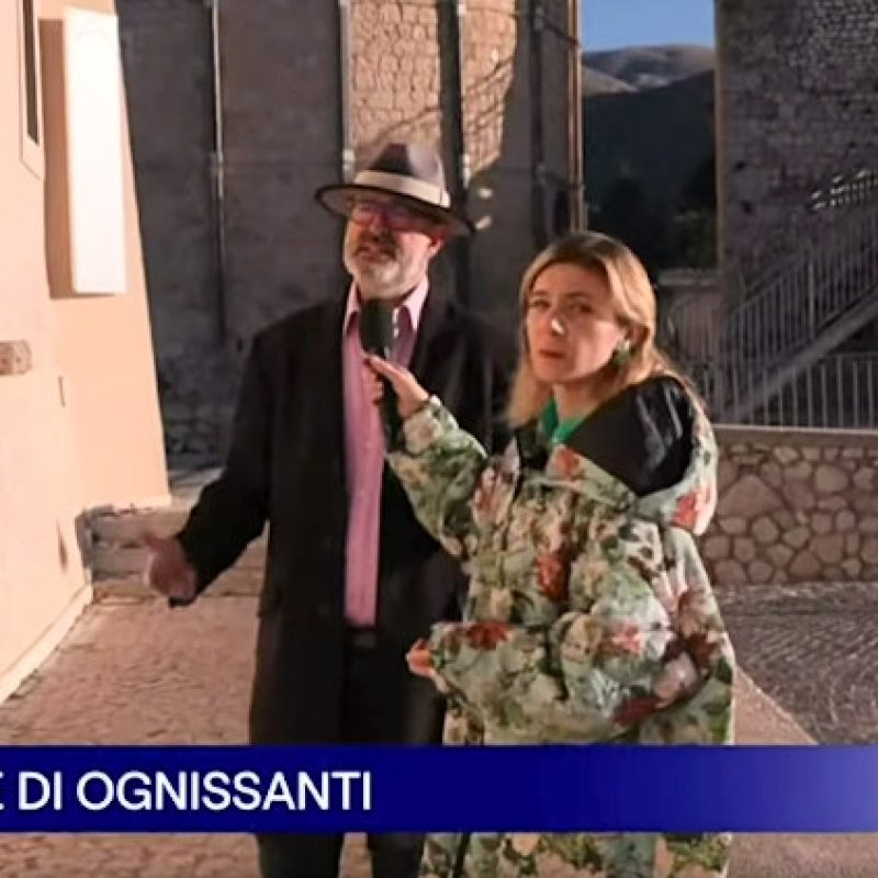 Aielli al Tg1 Mattina su Rai 1, sindaco Di Natale: "Grazie alla cultura" (video)