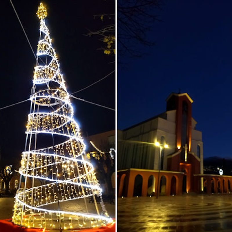 Natale ad Aielli: sostenibilità e creatività con gli Alberi di luci