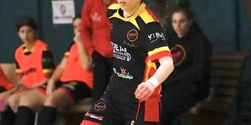 La calciatrice marsicana Alessia D'Alessandri segna il suo primo gol in serie A Futsal femminile con il Tiki Taka Francavilla