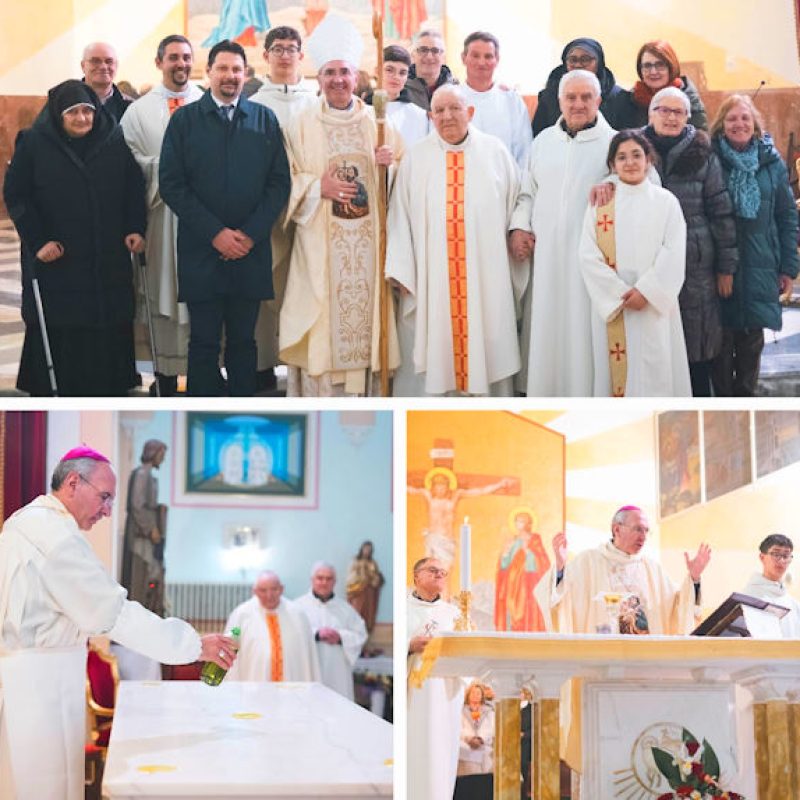 La Parrocchia di Sant'Antonio di Capistrello celebra la dedicazione del nuovo altare e la benedizione dell'ambone