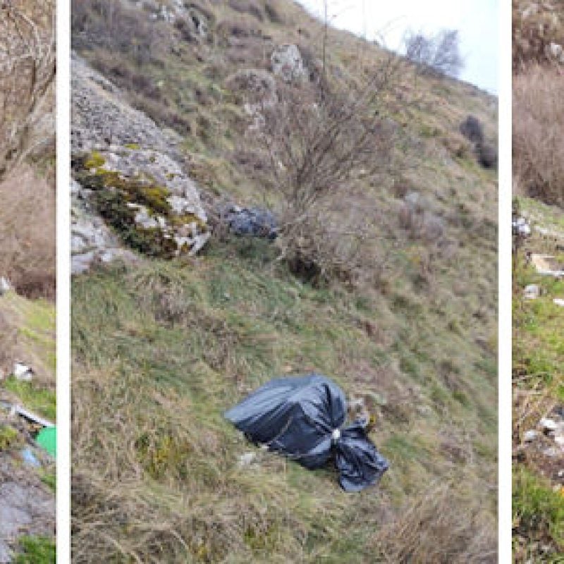 Discarica a cielo aperto a Collarmele, sindaco Mostacci contro l'inciviltà: "Chi sporca il nostro territorio è la feccia dell'umanità"