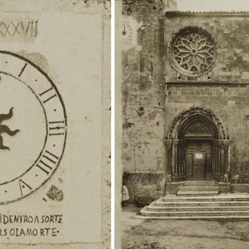 Ecco com'era l'antico orologio che si trovava sul campanile della chiesa di Santa Maria delle Grazie di Rosciolo