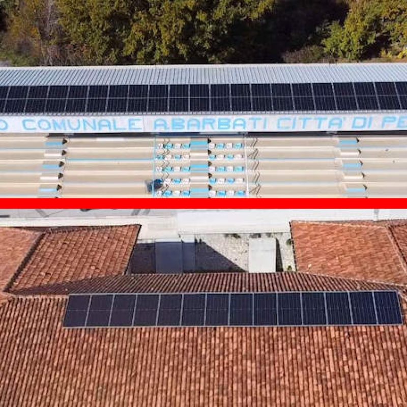 Efficientamento energetico a Pescina, nuovi impianti presso lo stadio e la scuola per abbattere i costi