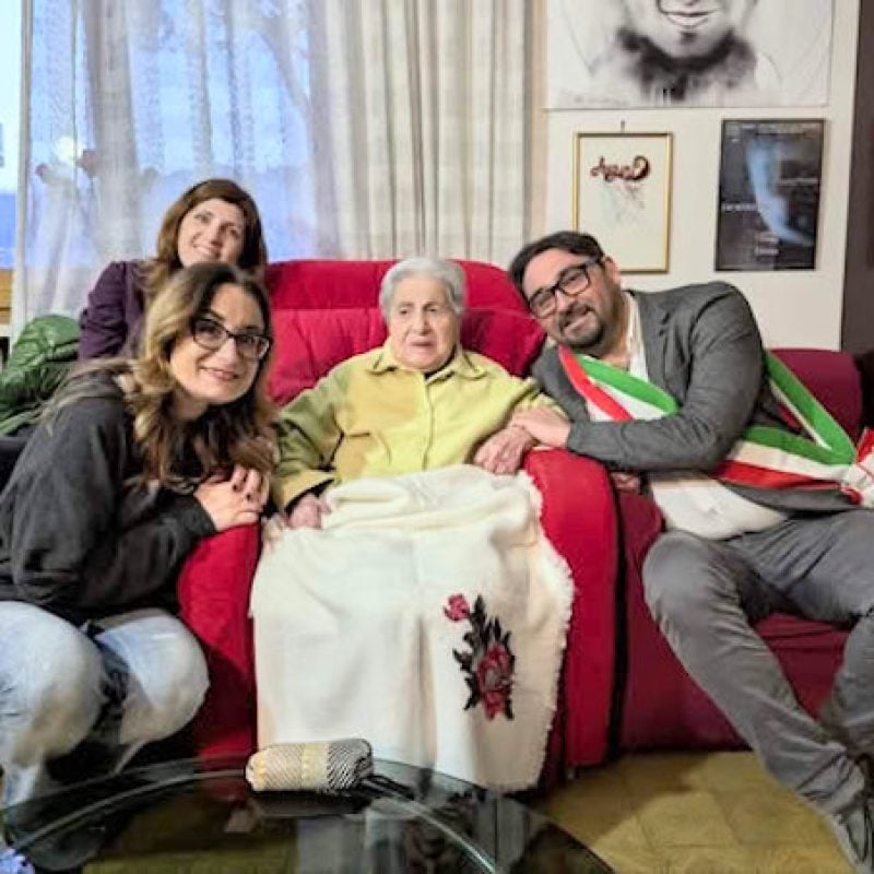 Auguri alla donna più longeva d'Abruzzo: Italia Palucci ha compiuto 109 anni