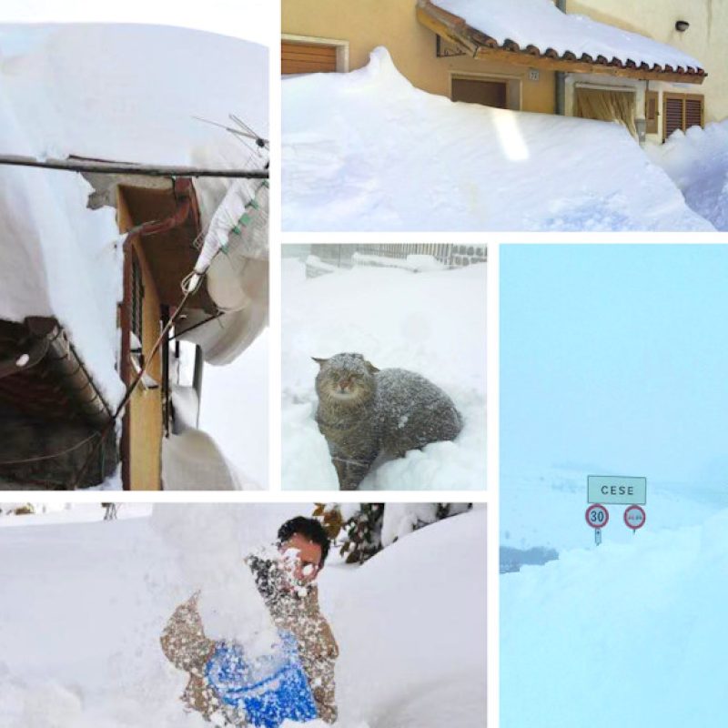 La grande nevicata del Febbraio 2012 raccontata attraverso gli scatti di Arturo Di Felice