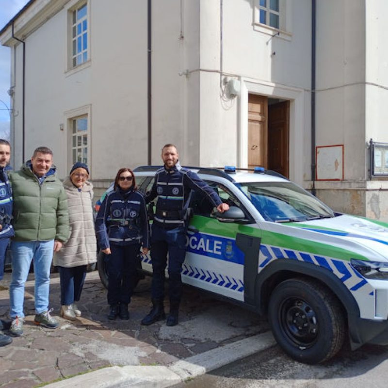 Coi proventi delle multe il Comune di Luco dei Marsi ha acquistato una nuova vettura per la Polizia Locale che presto avrà rilevatori di velocità e foto-trappole