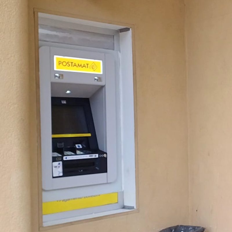 Nell'ufficio postale di Scurcola Marsicana installato un ATM Postamat di ultima generazione