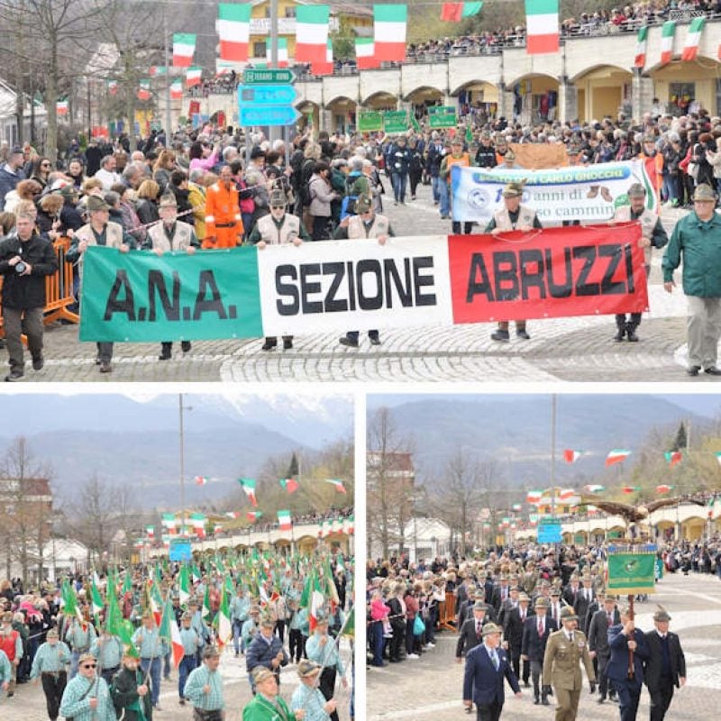 10.000 Alpini si sono ritrovati presso il Santuario di San Gabriele per onorare i caduti di Selenyj Jar