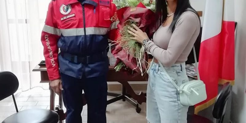 L'Associazione Nazionale Carabinieri di Tagliacozzo saluta Sara Di Cola, volontaria dal grande cuore