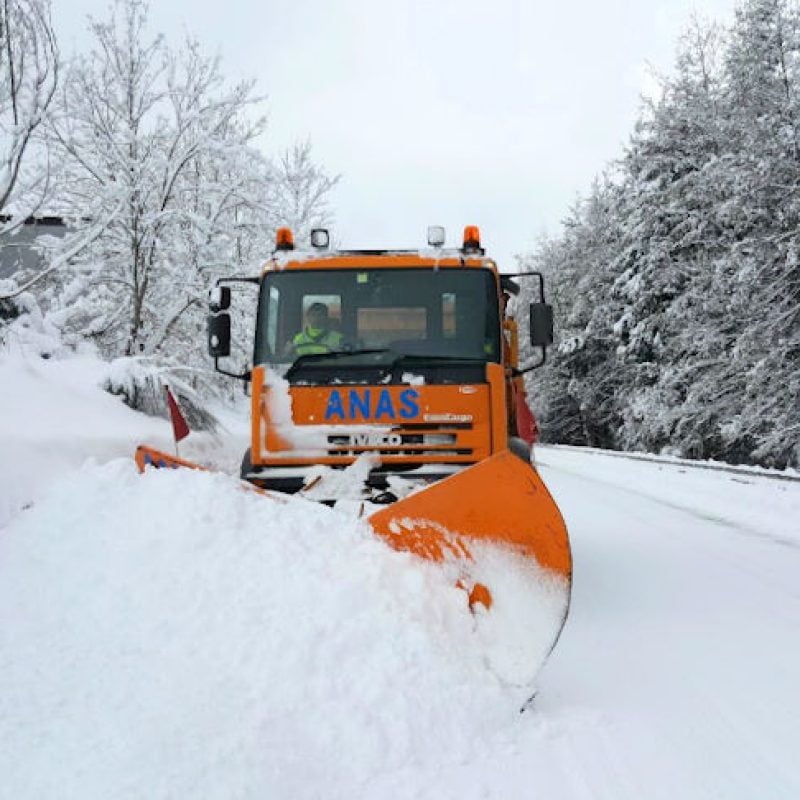 Allerta neve: Anas mobilitata per garantire la viabilità in Abruzzo e Molise