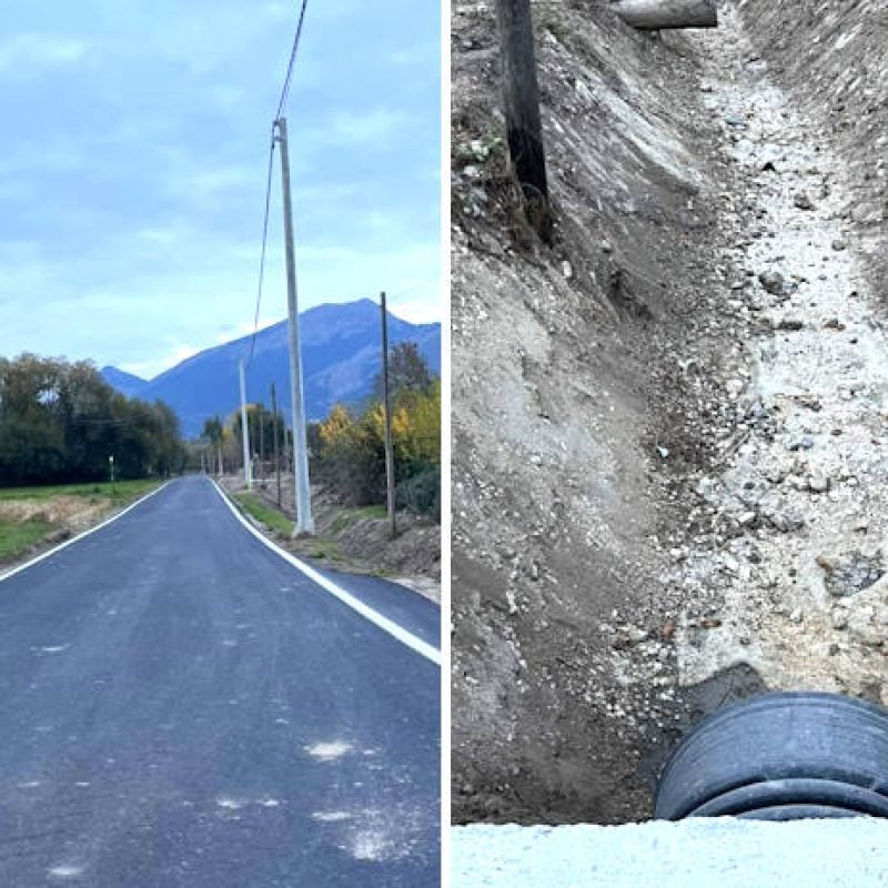 Terminati i lavori di riqualificazione delle strade fucensi a Celano