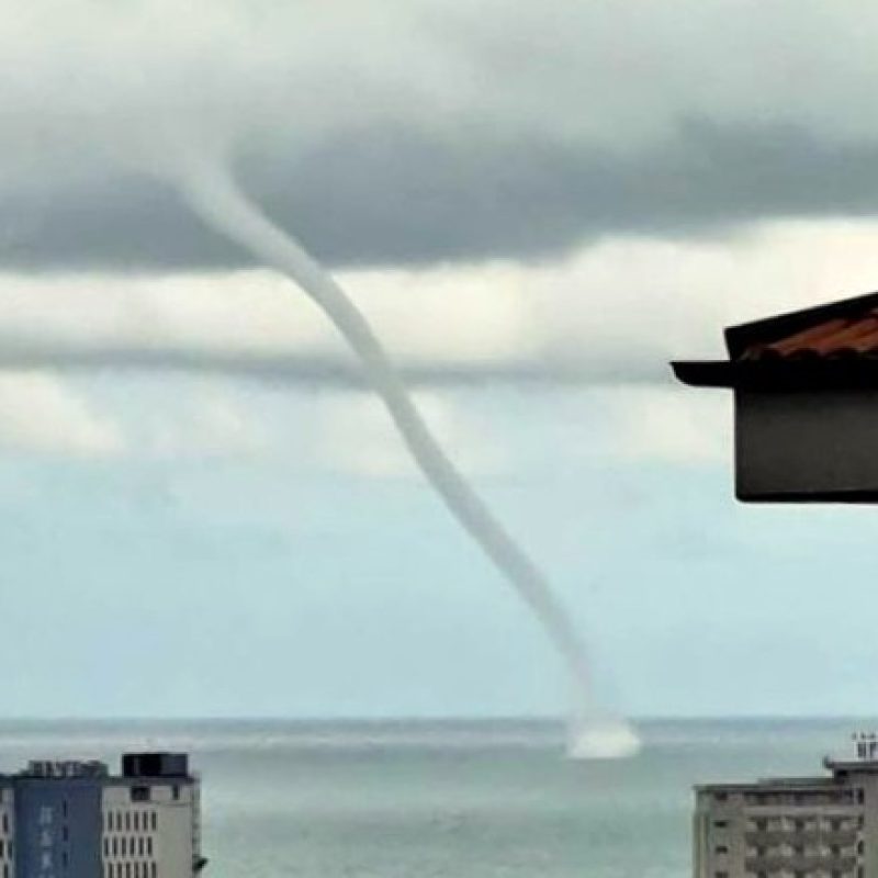 Tromba marina si è formata oggi pomeriggio di fronte alla costa abruzzese