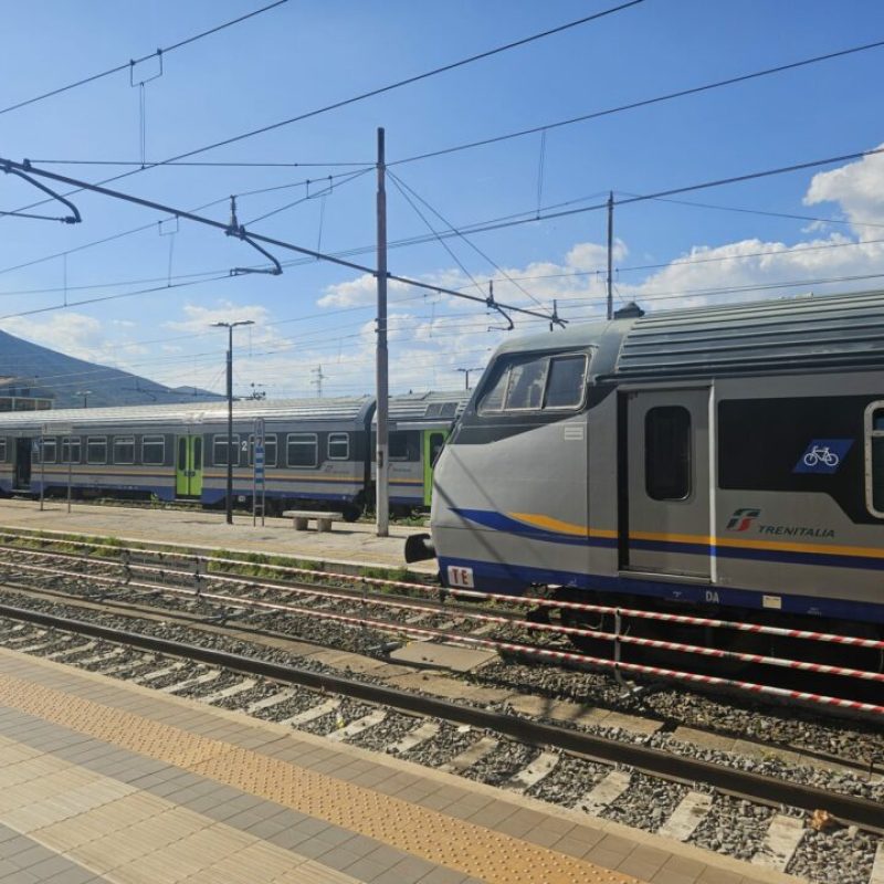 Lavori sulla ferrovia Roma-Avezzano