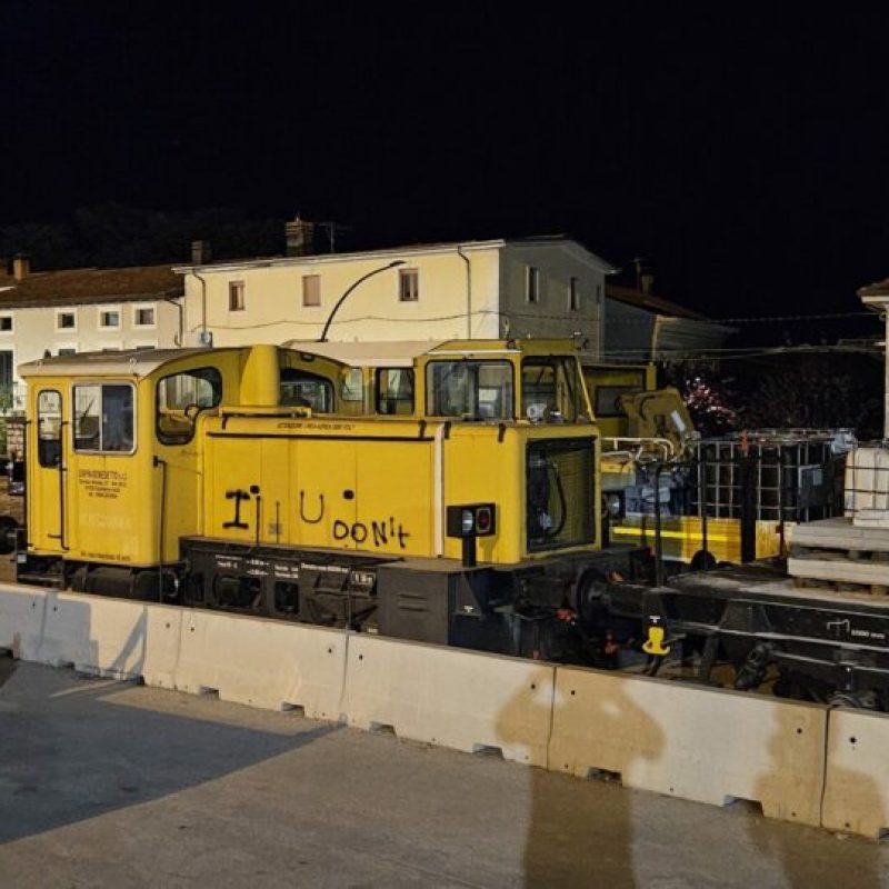 Lavori sulla linea ferroviaria Avezzano-Roma